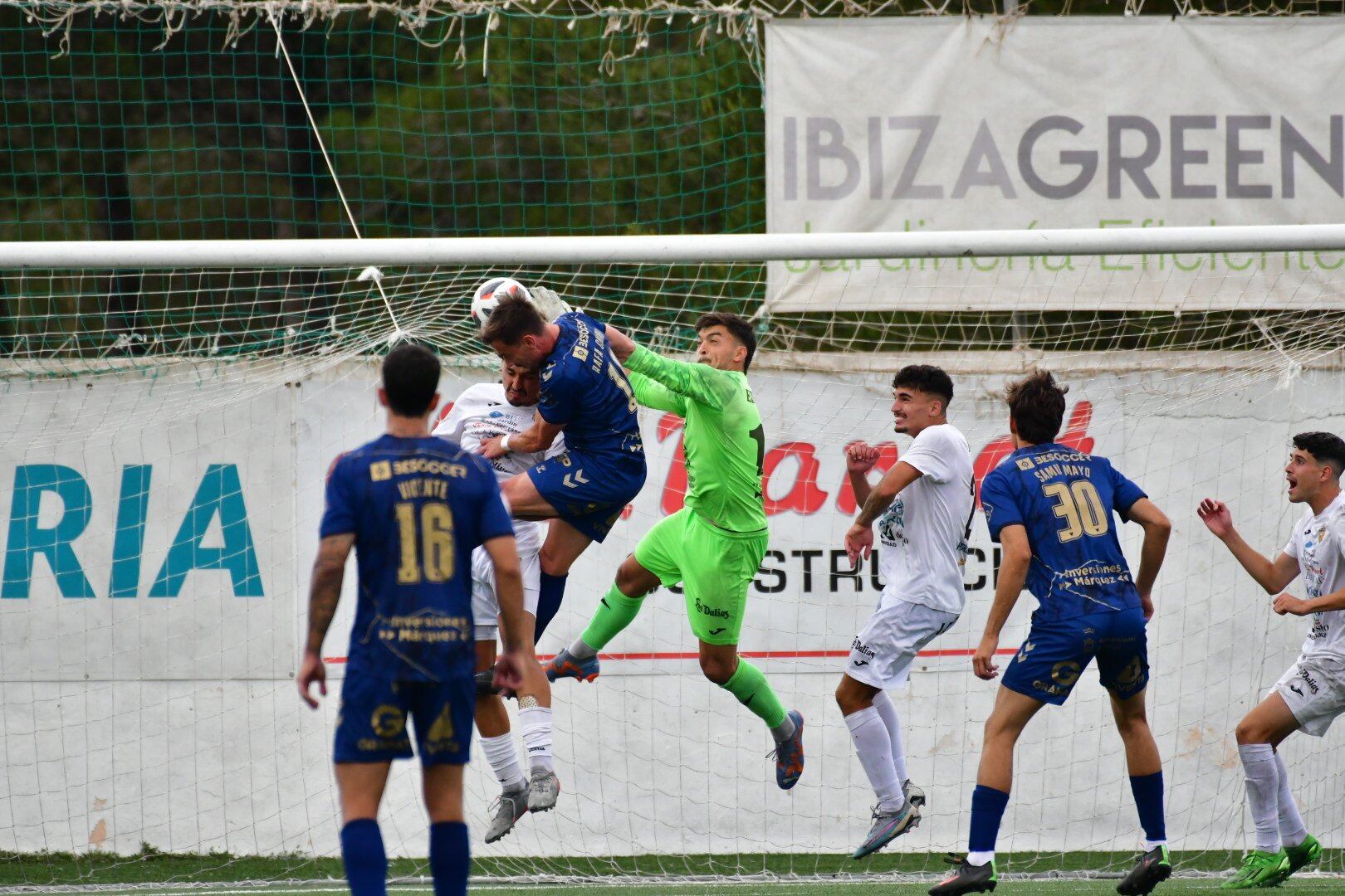 Imagen del segundo gol visitante