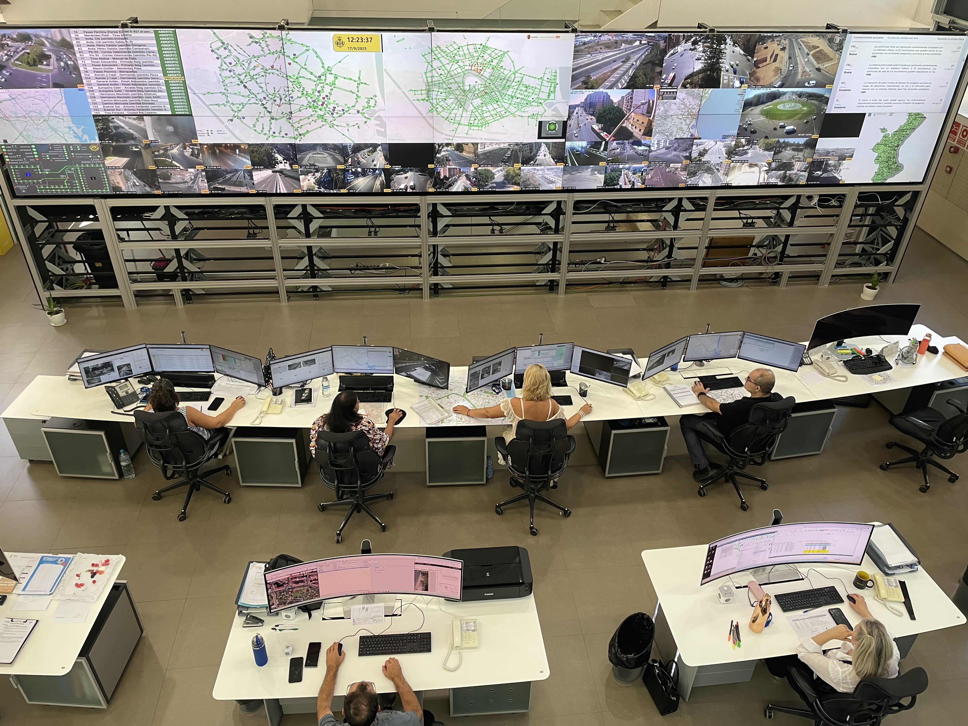 Centro de Gestión de Tráfico de València en una imagen de archivo.