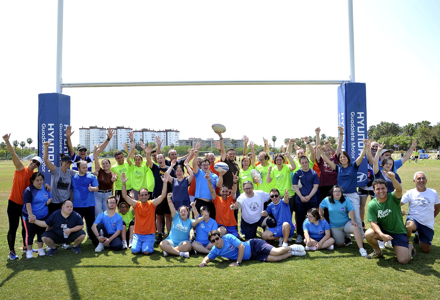 La I Jornada de ‘Rugby Inclusivo y Escolar’ en La Pradera, un éxito