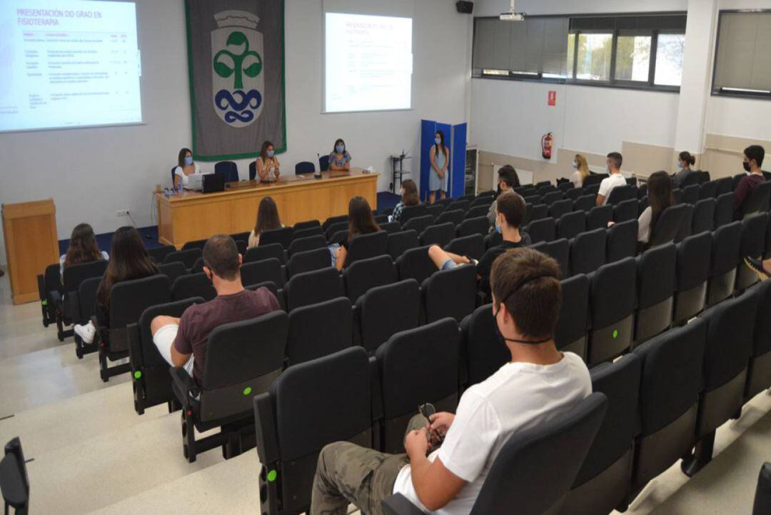 Imagen de archivo de una aula de Universidad de Vigo