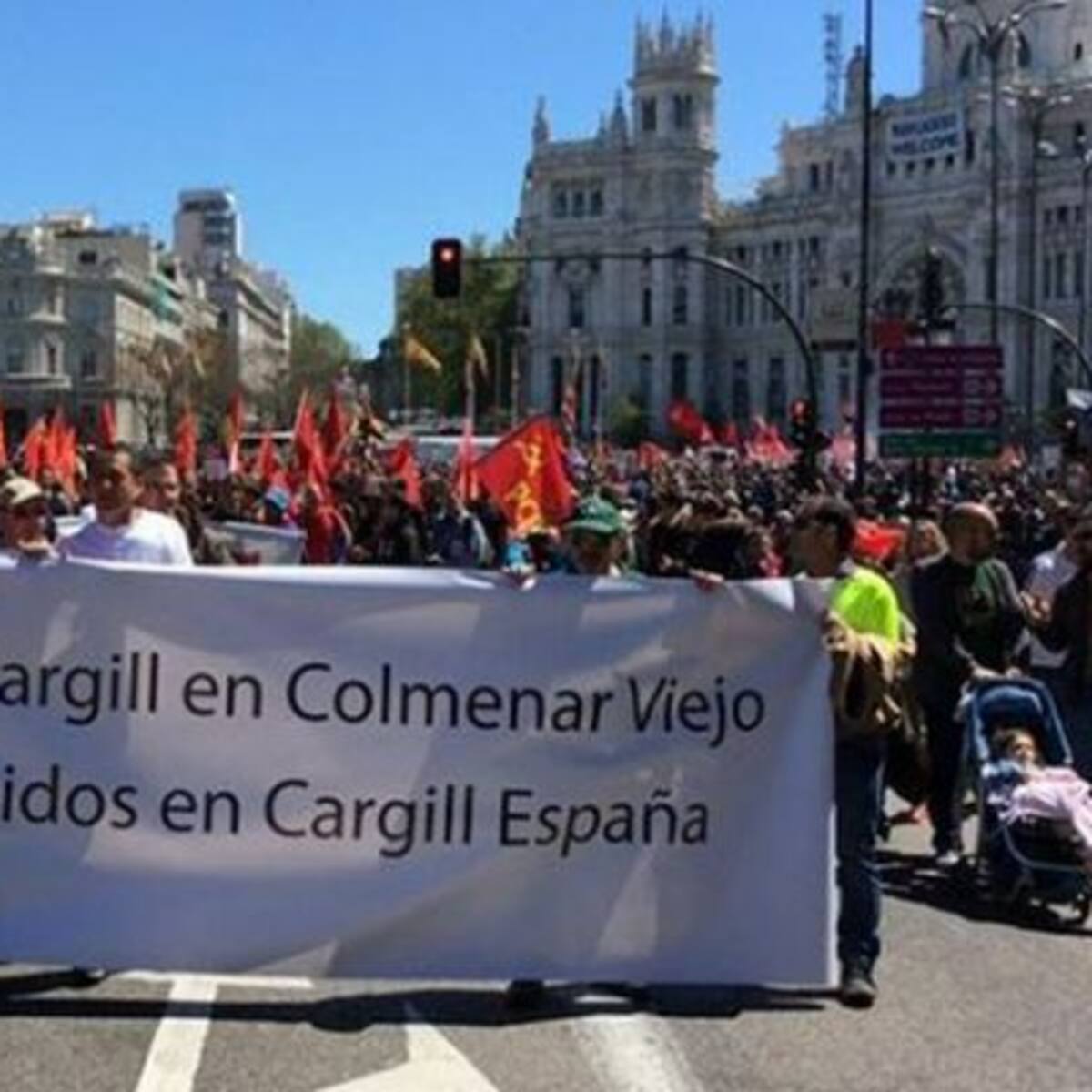 Colmenar Viejo apoya a los trabajadores de Cargill