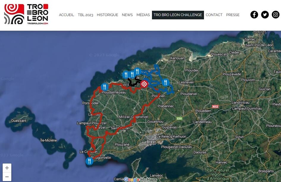 Este es el recorrido de la prueba principal