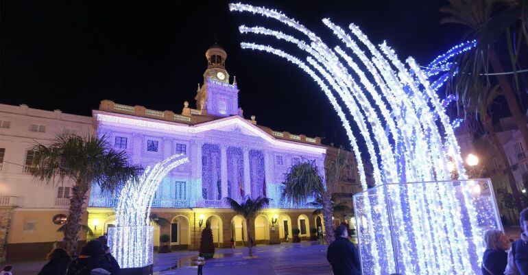 Alumbrado de Navidad de años anteriores en Cádiz