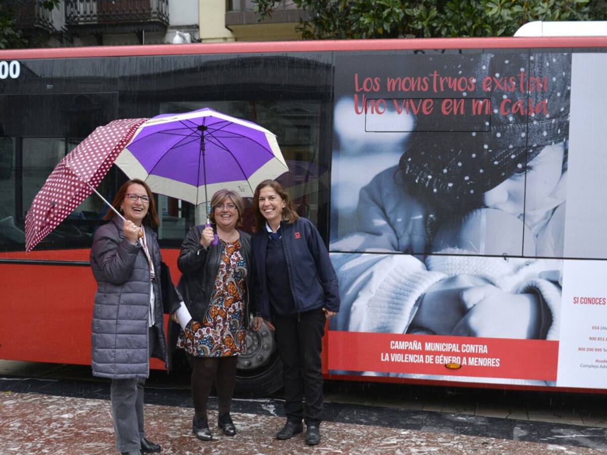 Impactante campaña de Granada con los menores como víctimas de violencia de género como objetivo