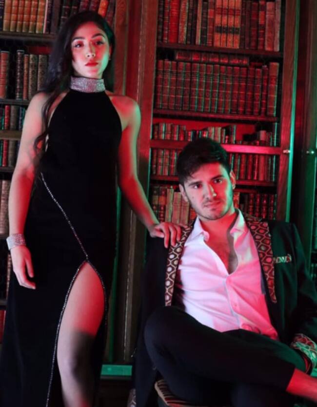 Shakira Martínez y Pepe Bernabé, en imagen para la promoción de la canción "Quiero que me olvides"