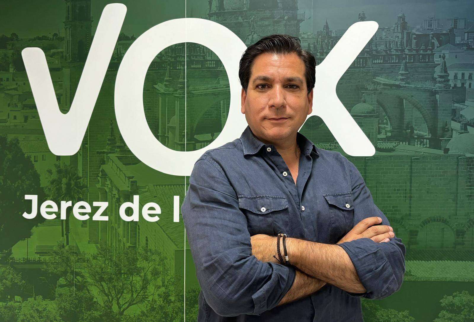 Antonio Fernández, portavoz de Vox en el Ayuntamiento de Jerez