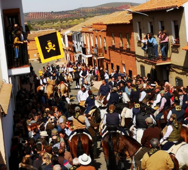 Casa de la familia del abanderado de &#039;La Borricá&#039; 2020.