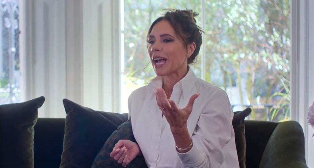 Victoria Beckham en un frame de su nuevo documental en Netflix.