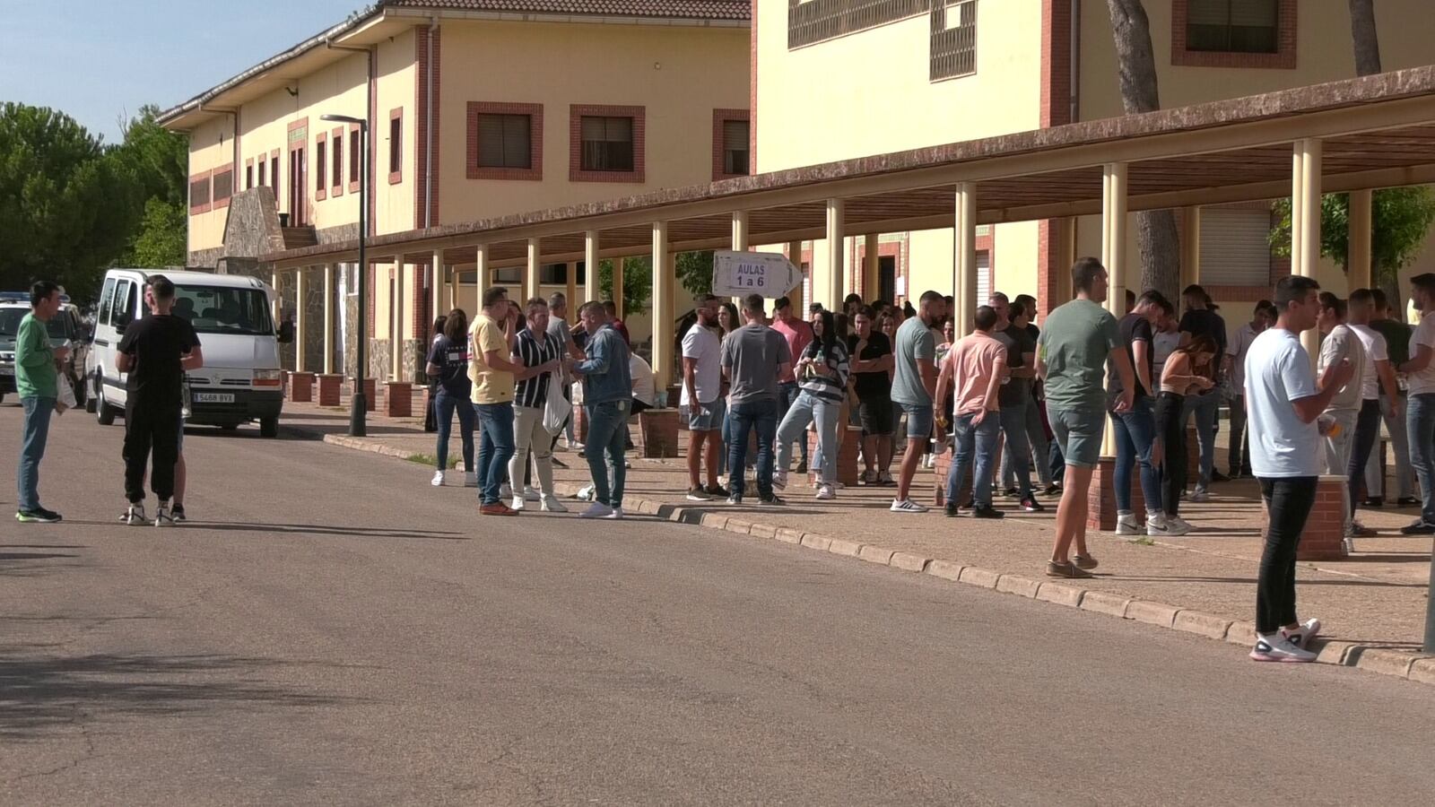 Aspirantes en la Academia de la Guardia Civil de Baeza en convocatorias anteriores