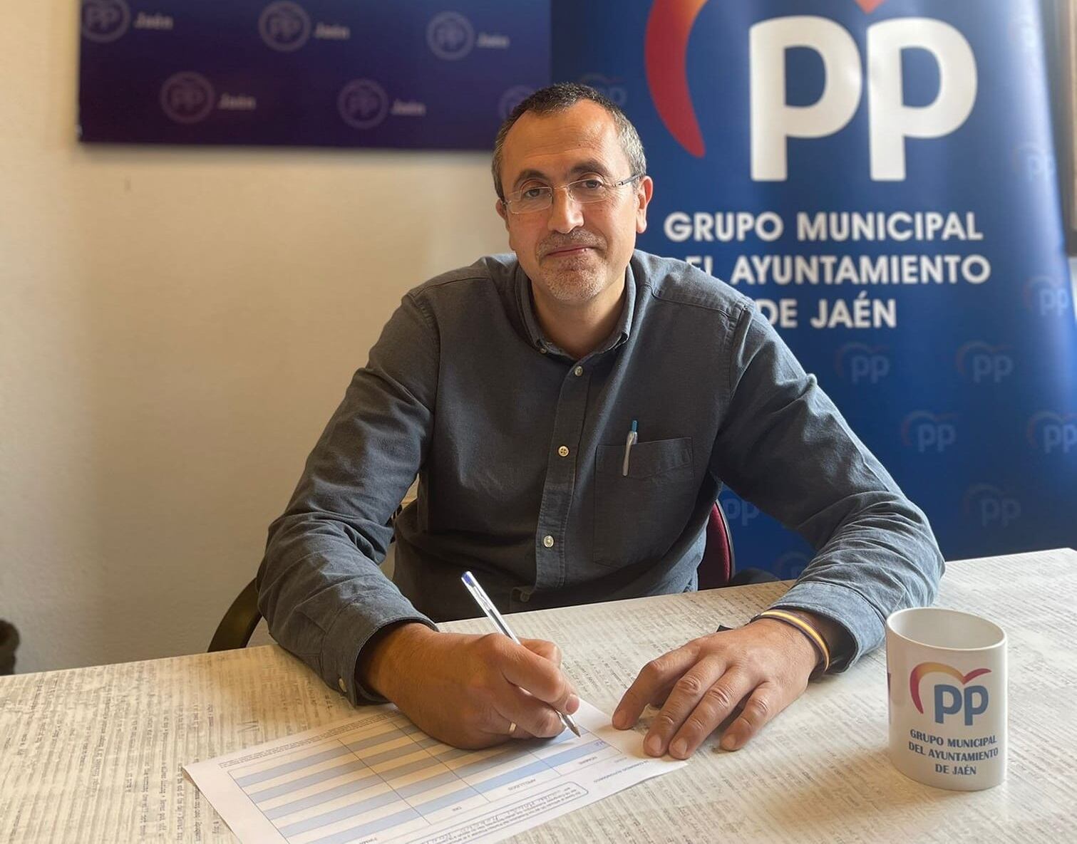 Manuel Bonilla es el portavoz del grupo del PP en el Ayuntamiento de Jaén