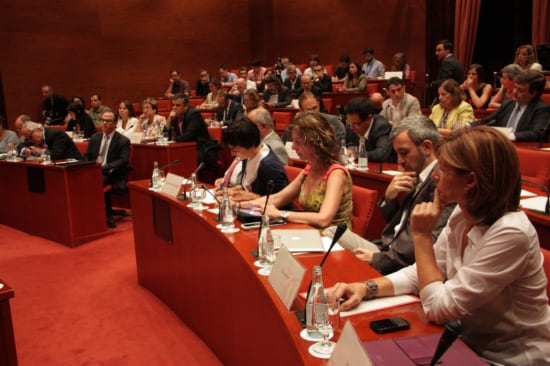 Reunió de la Diputació Permanent del Parlament de Catalunya