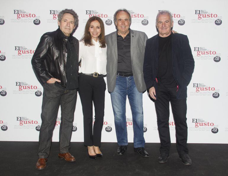 Los cantantes Miguel Rios, Ana Belen, Victor Manuel y Joan Manuel Serrat presentan la gira &#039;El gusto es nuestro&#039;.