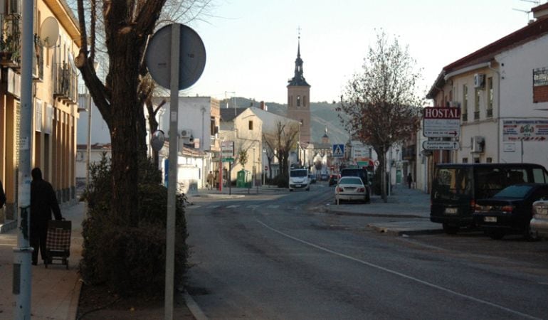 Una de las calles centrales del municipio