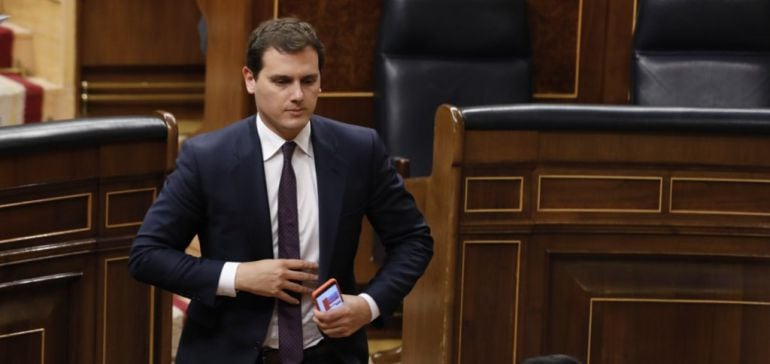 Albert Rivera en la sesión de control al Gobierno en el Congreso