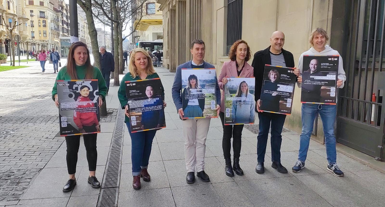 Presentación de la campaña &quot;La diversidad está en nuestro ADN&quot;, por parte del departamento de Políticas Migratorias y Justicia del Gobierno de Navarra