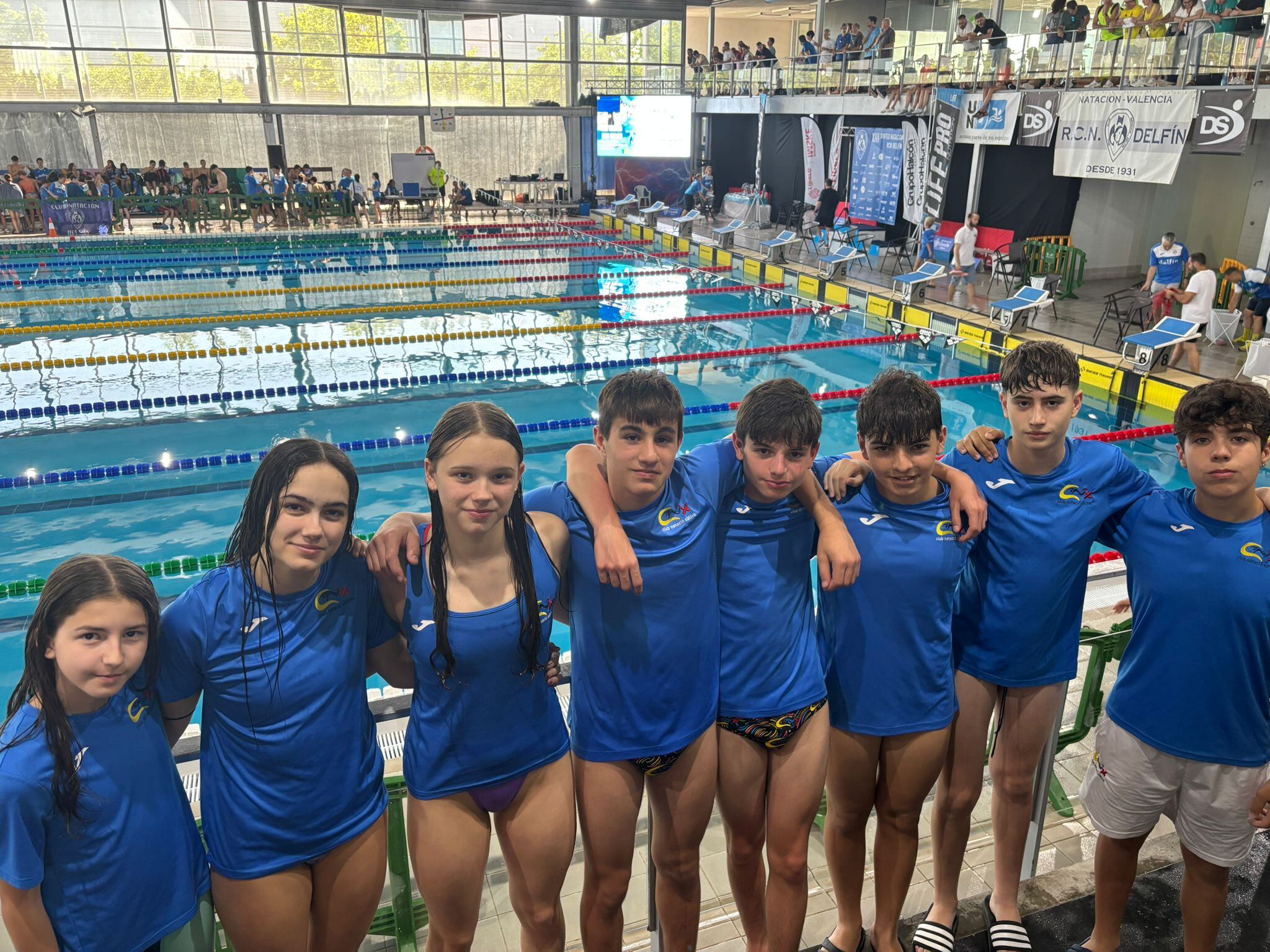 Representación del CN Xàtiva en Castellón (Foto: CN Xàtiva)