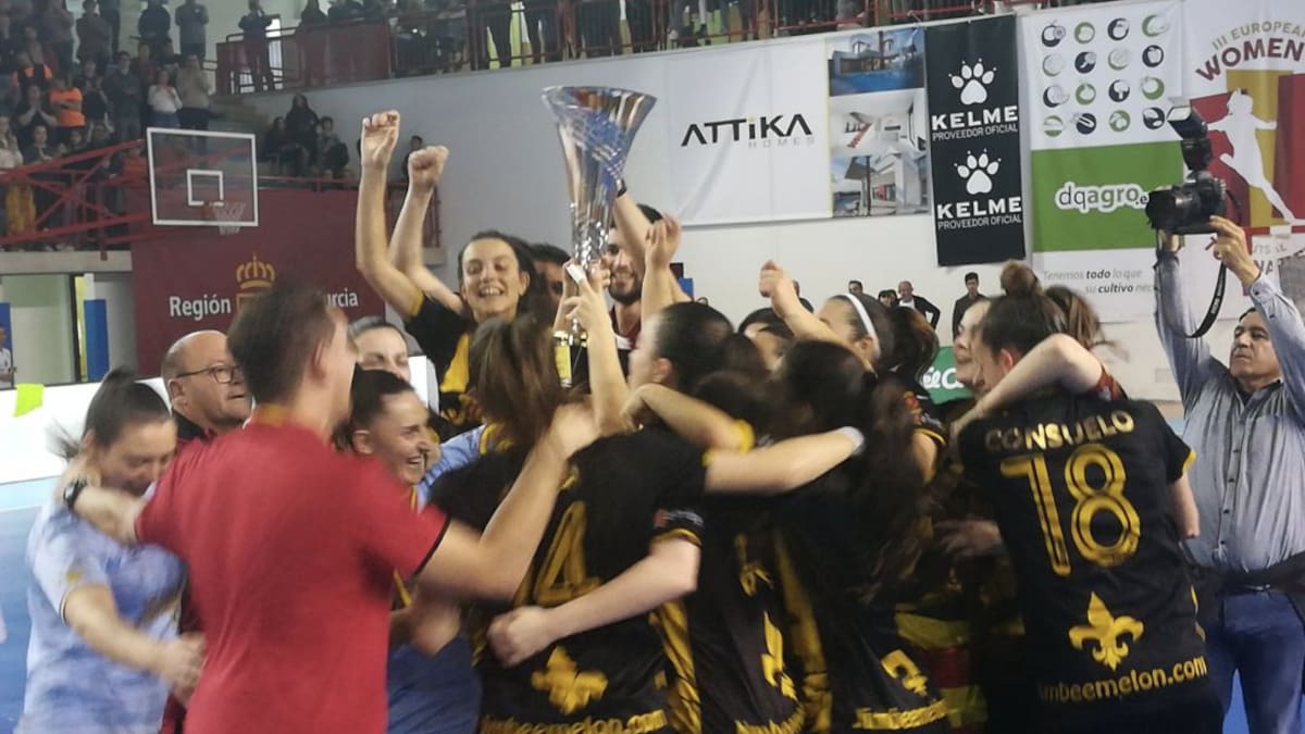 El Jimbee Roldán gana el III Europeo de Clubes de Fútbol Sala Femenino