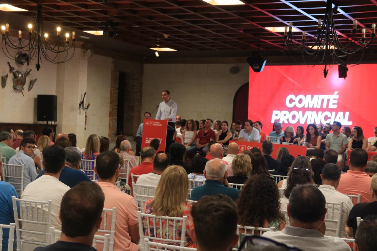 Comité provincial PSOE de Jaén, en Linares.