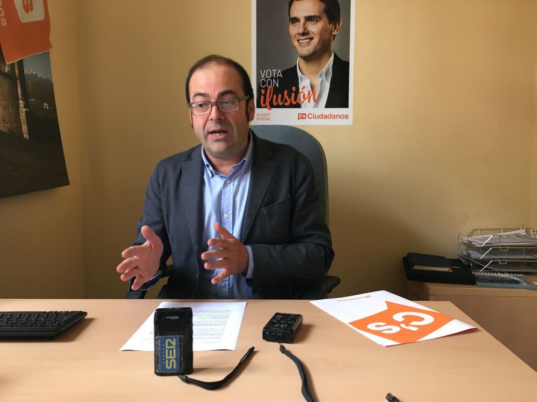 Juan Cruz Vidal, portavoz de Ciudadanos en Diputación