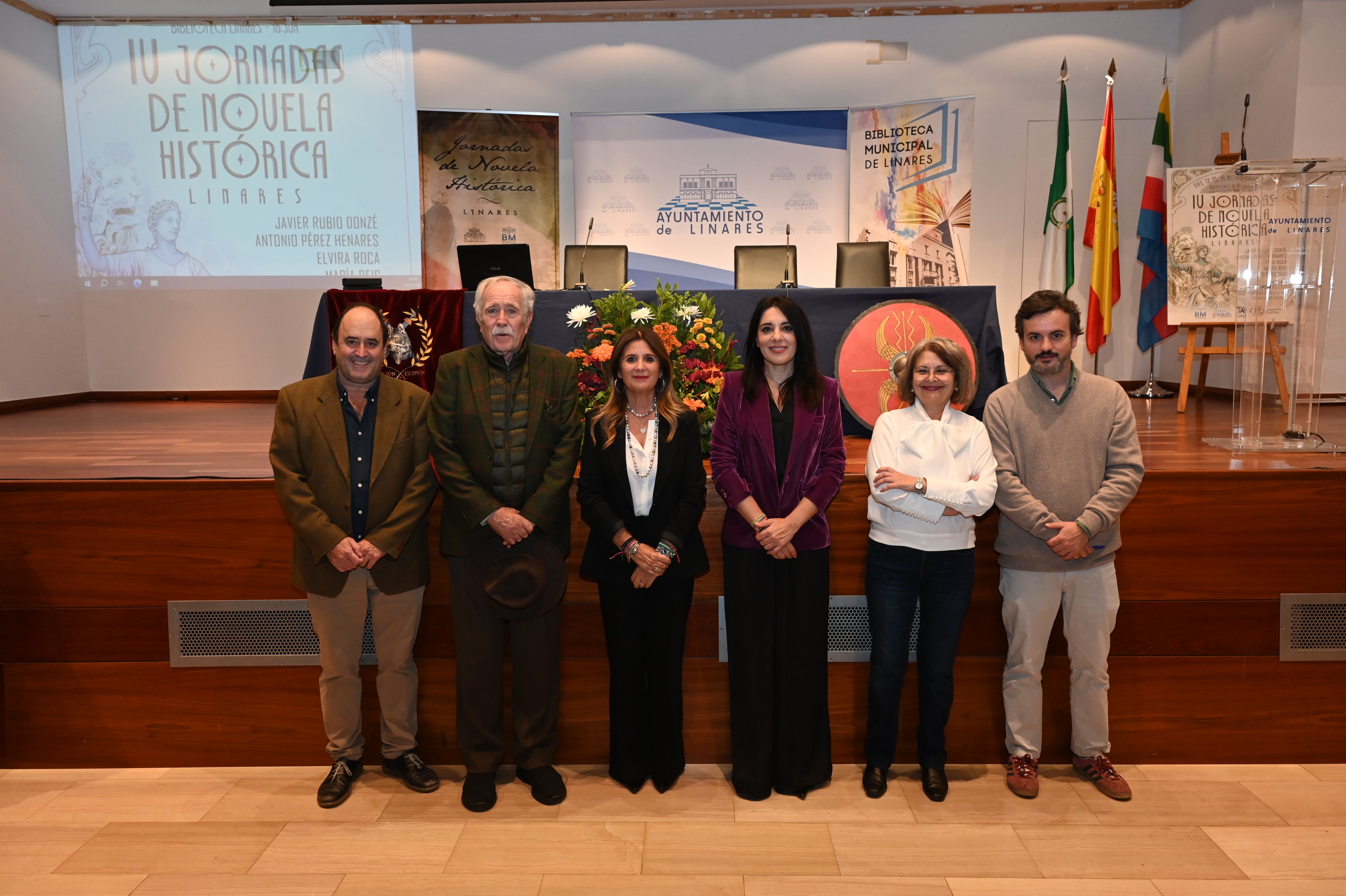 Inauguración de las IV Jornadas de Novela Histórica de Linares.
