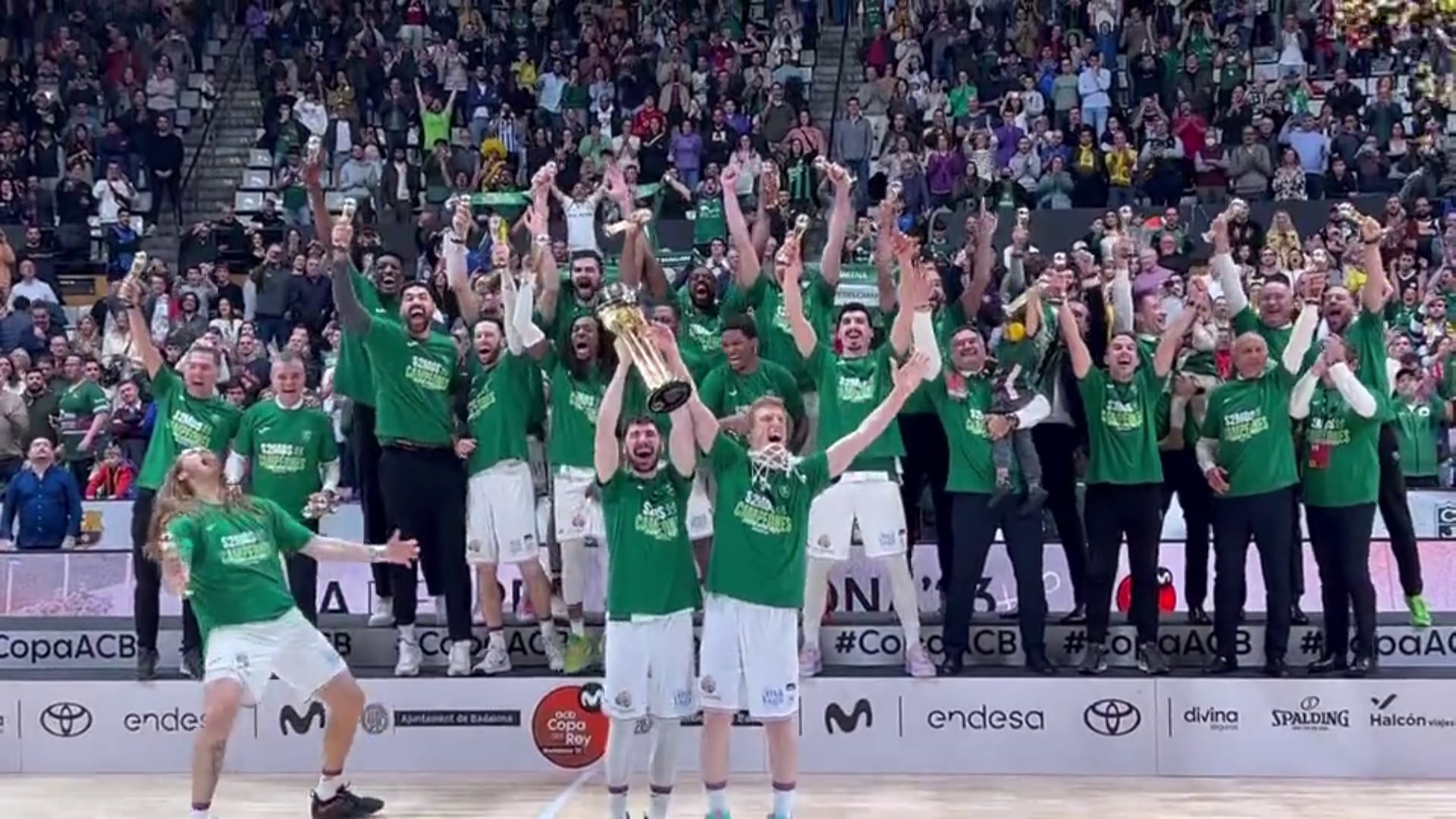 Unicaja celebra su Copa del Rey