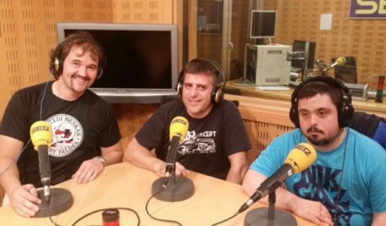 David Izquierdo, Moisés San Mateos y Ohian Martínez en SER Vitoria.