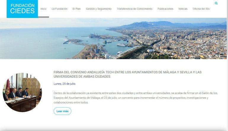 Página web de la Fundación Ciedes