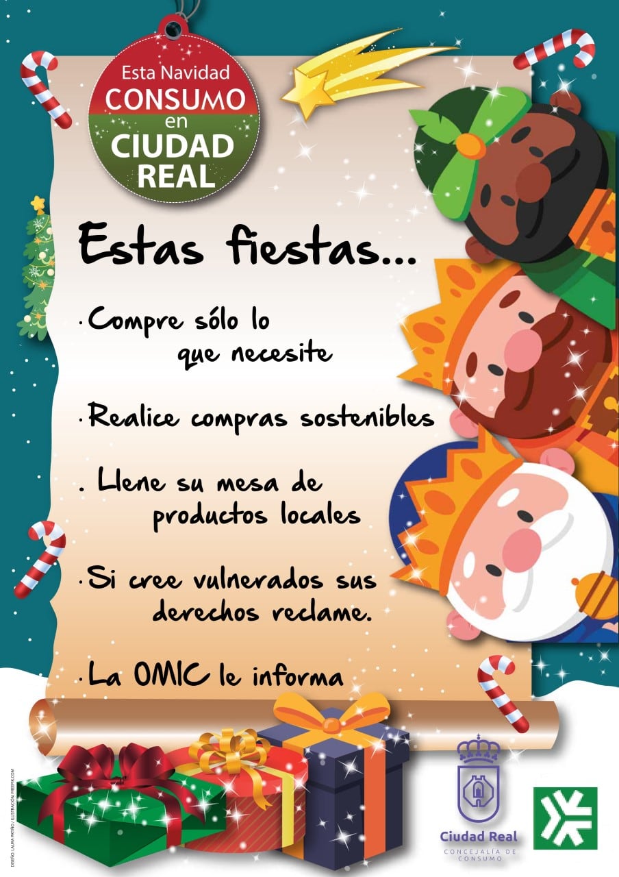 Cartel que veremos en las redes municipales con recomendaciones a tener en cuenta la próxima Navidad