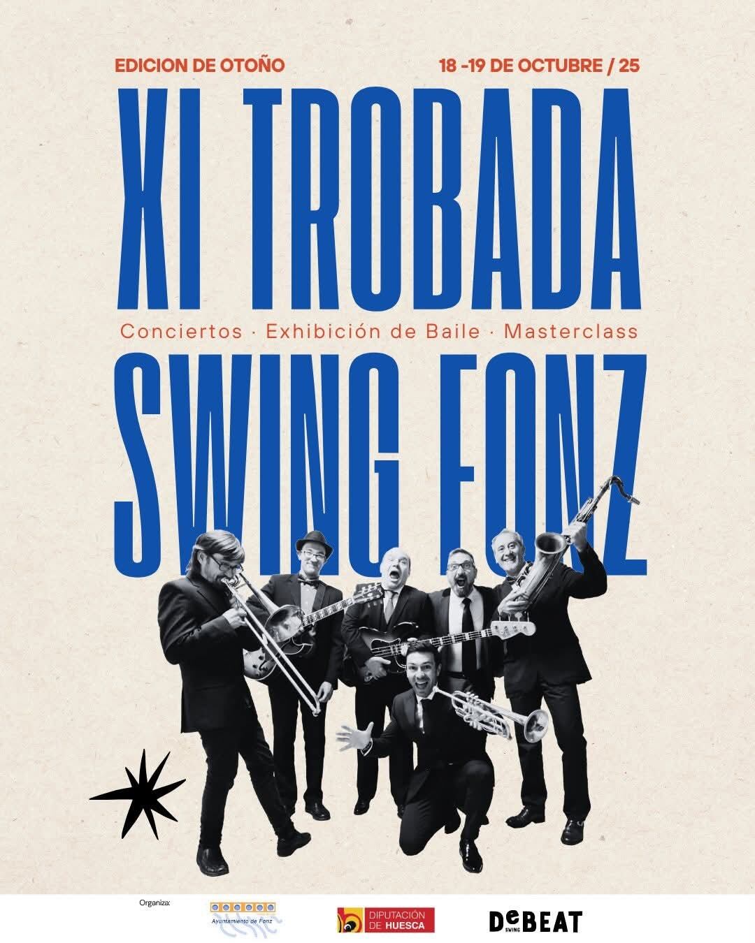 Cartel anunciador de la Trobada de Swing de Fonz