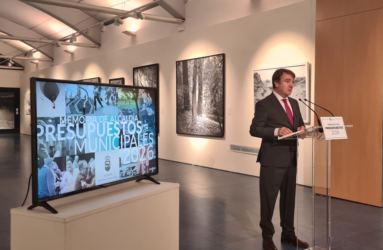 Presentación Presupuestos Municipales 2026 de Tres Cantos