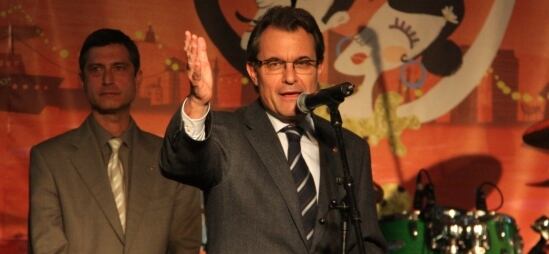 Artur Mas, a la cloenda de la Feria d&#039;Abril