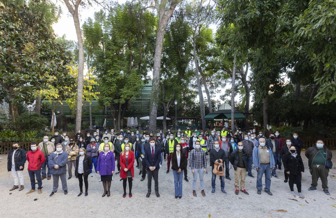 Trabajadores de los planes de empleo en Gandia 