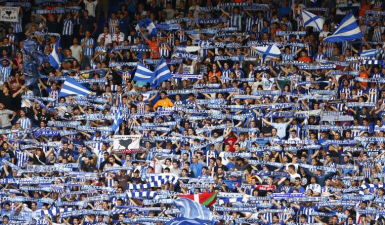 Las peñas del Alavés no animarán al equipo contra el Espanyol hasta el minuto 13.