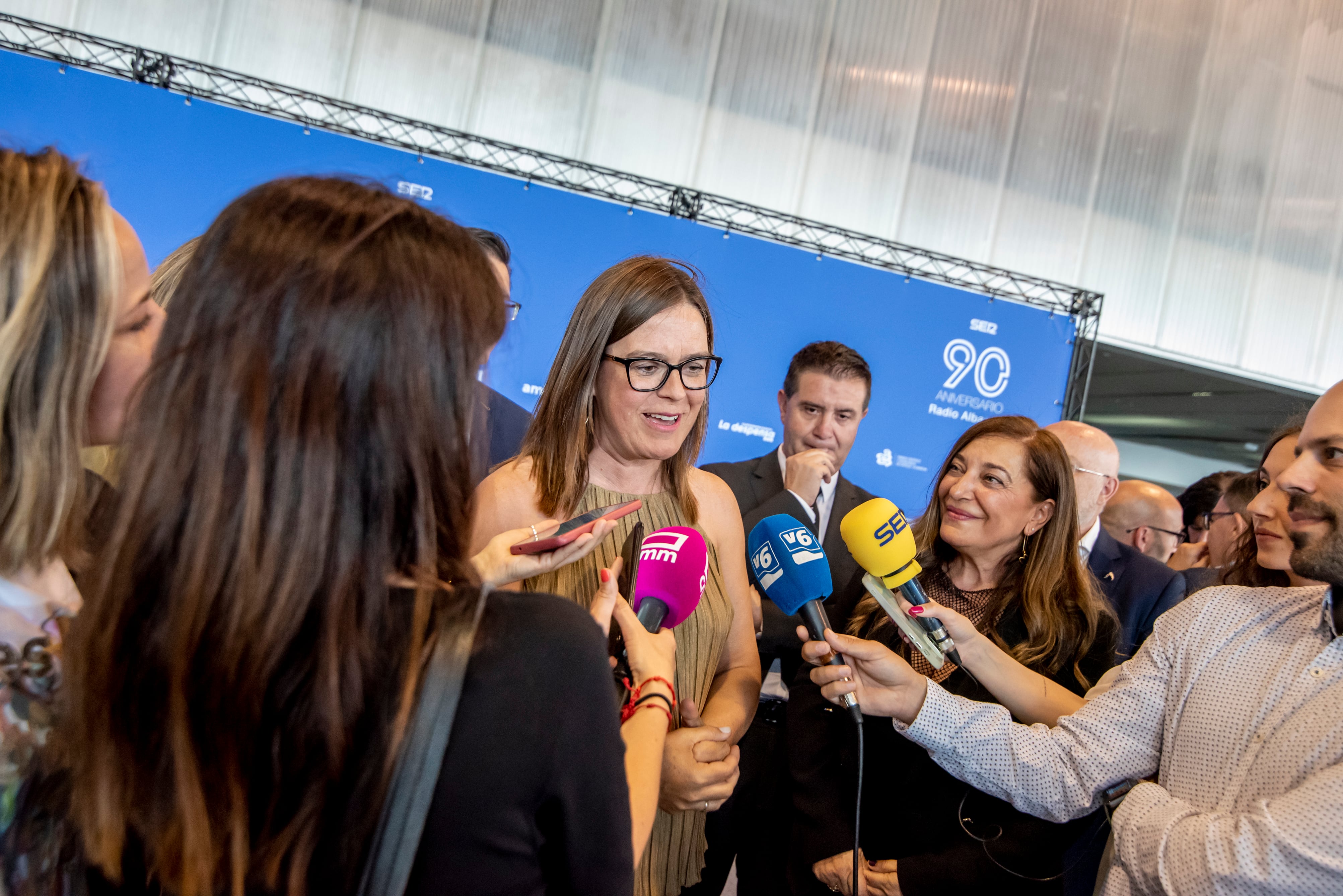Atención a medios de la consejera Portavoz del Gobierno de Castilla-La Mancha, Esther Padilla.