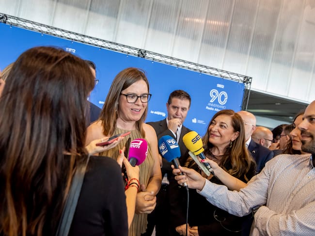 Atención a medios de la consejera Portavoz del Gobierno de Castilla-La Mancha, Esther Padilla.