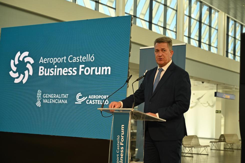 Martínez Mus en el Aeropuerto de Castellón