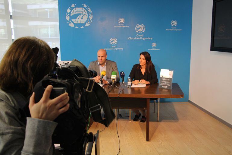 El cònsol menor d'Escaldes en la presentació de la Nit de Vivand.