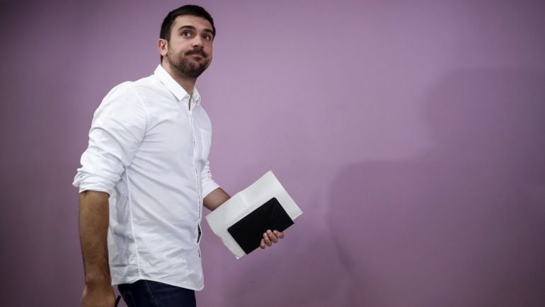 El parlamentario autonómico de Podemos Ramón Espinar.