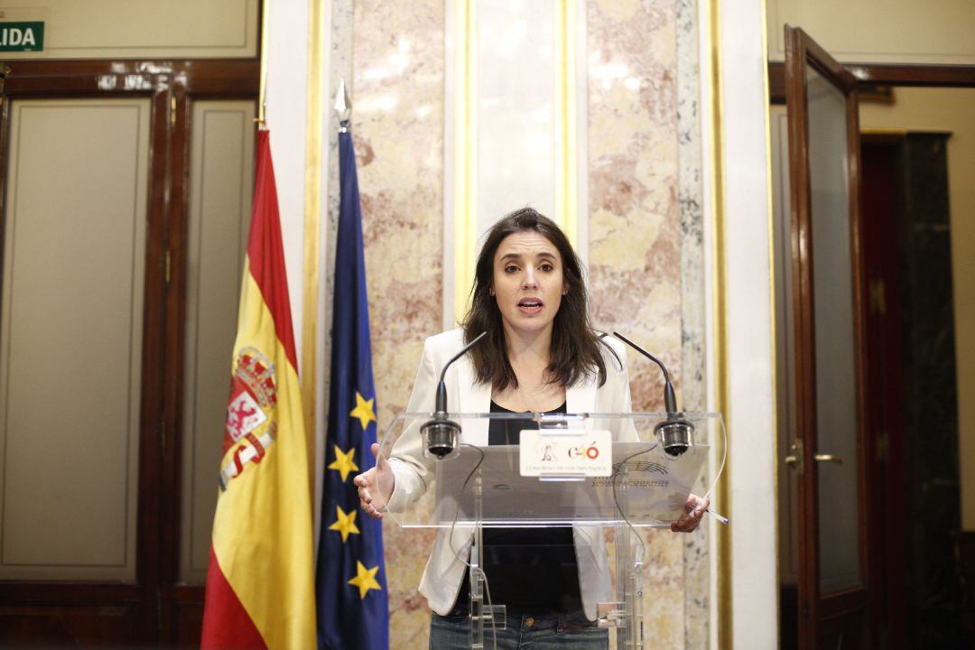 La portavoz adjunta de Podemos, Irene Montero.