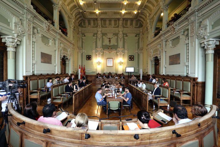 Salón de plenos del Ayuntamiento de Valladolid