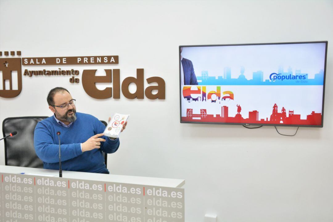 Los populares han utilizado un skyline en la campaña institucional del partido