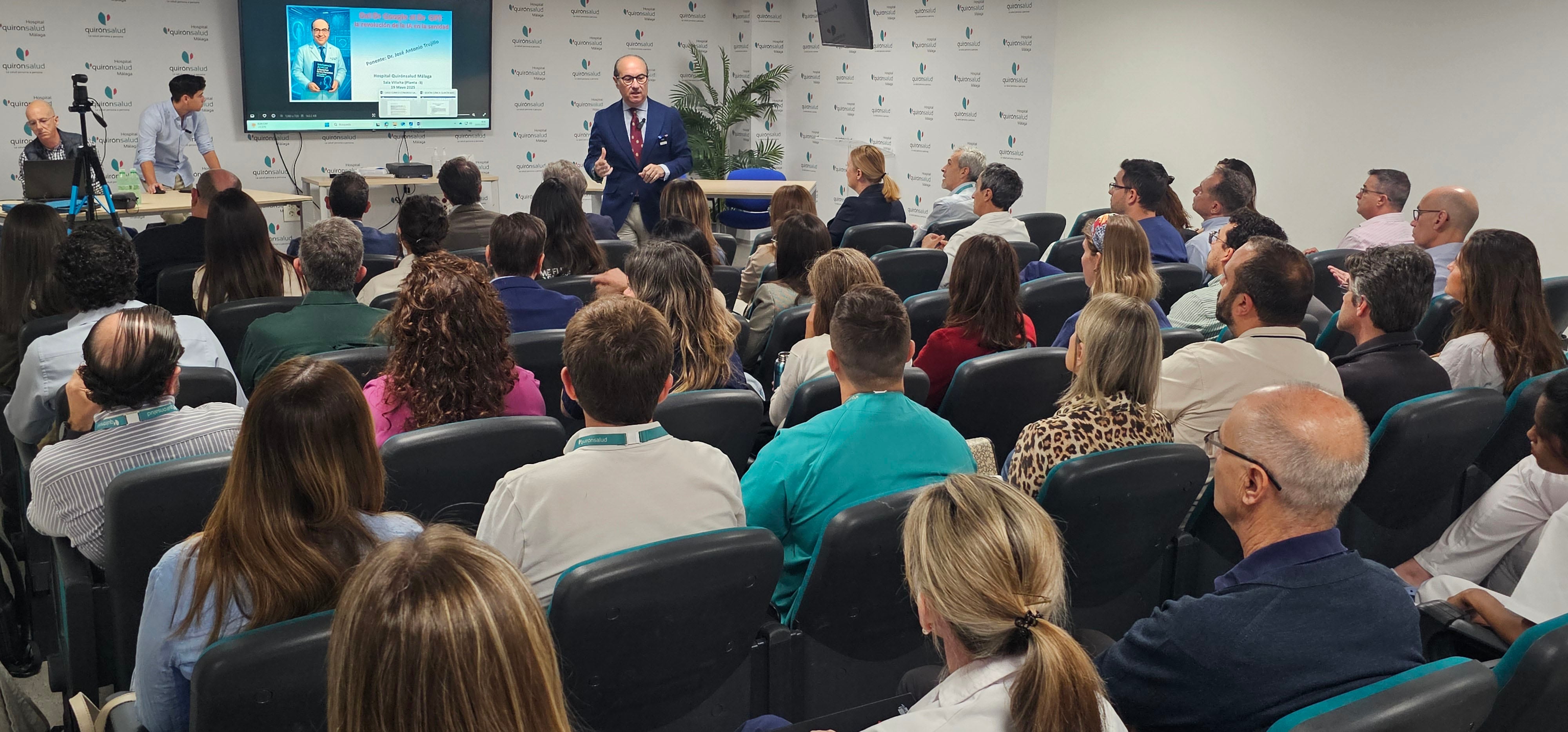 Sesión IA en Quirónsalud Málaga