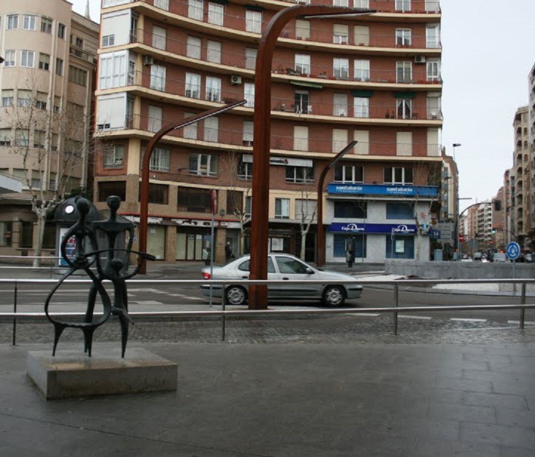 Plaza de Alemania, donde tuvieron lugar los hechos