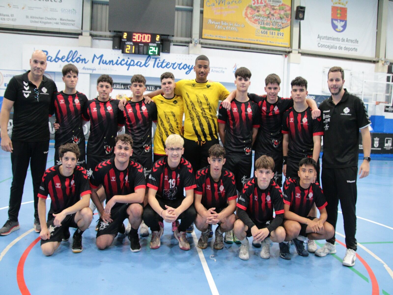 Equipo juvenil masculino del San José Obrero de balonmano.