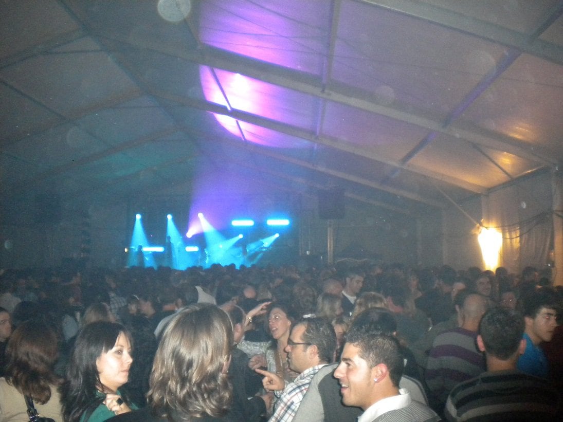 Verbena en la plaza de toros para San Martín año 2010