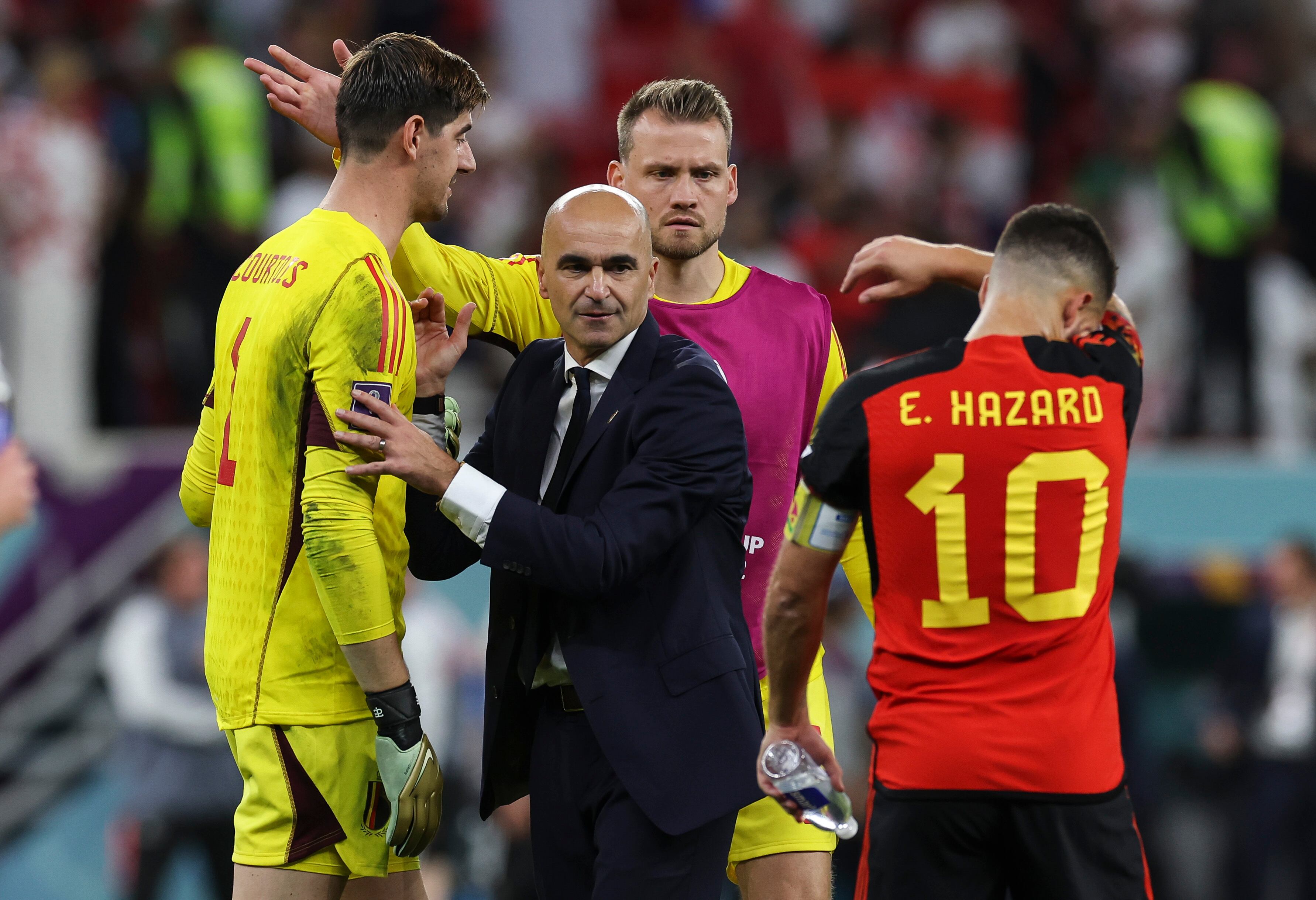 Roberto Martínez, tras el partido ante Croacia.