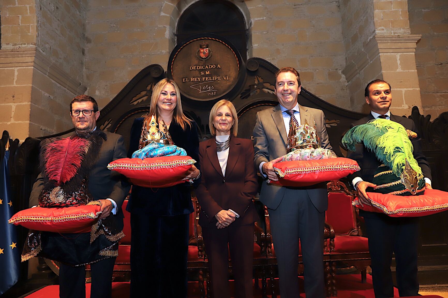 Presentación oficial de los Reyes Magos en González Byass