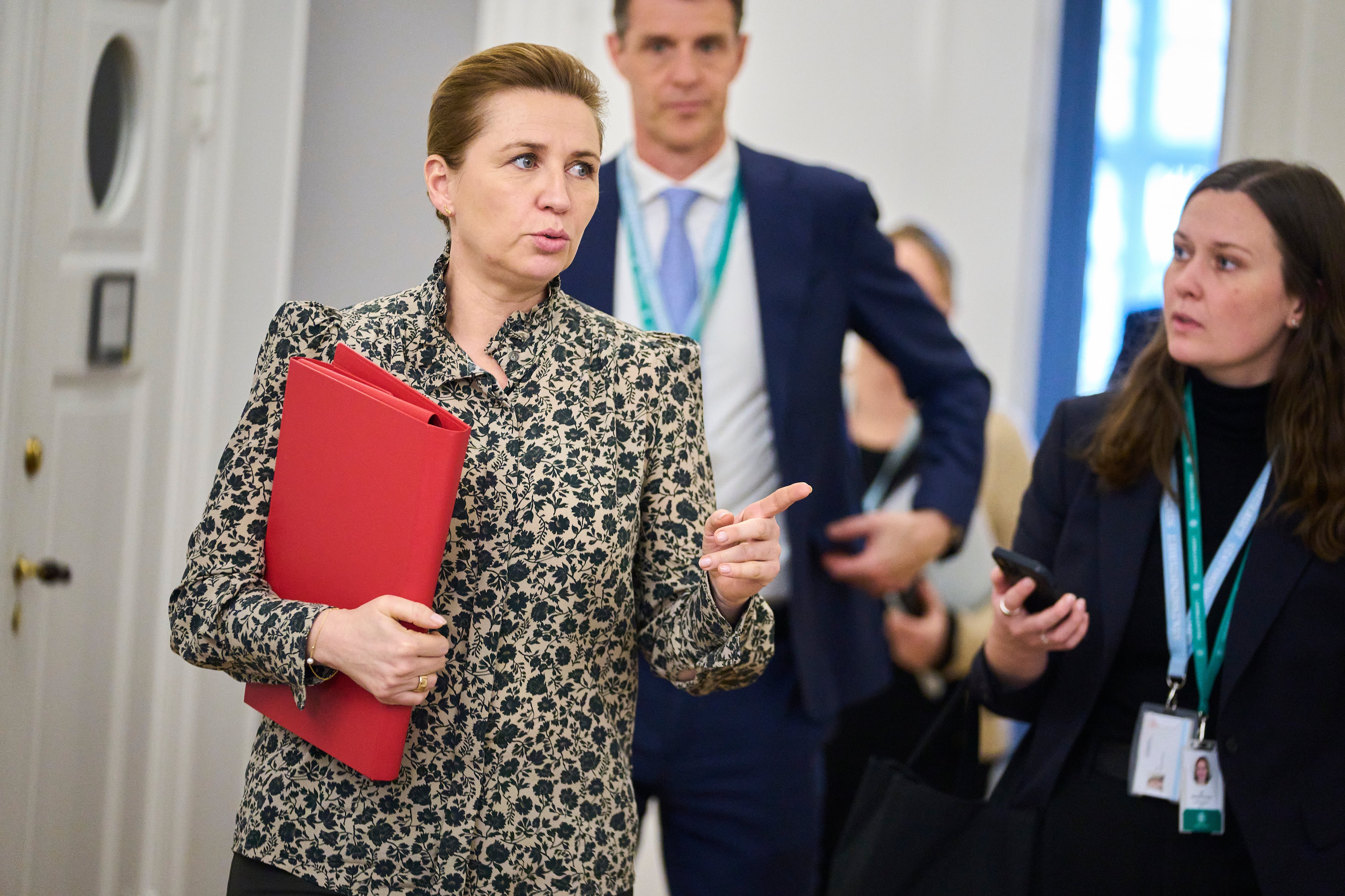 La primera ministra danesa, Mette Frederiksen.