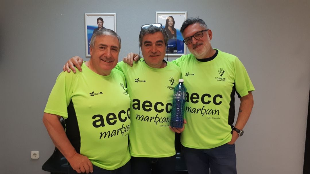 De izquierda a derecha: Patxi Lejardi, Agus Gómez y Juanma Cano