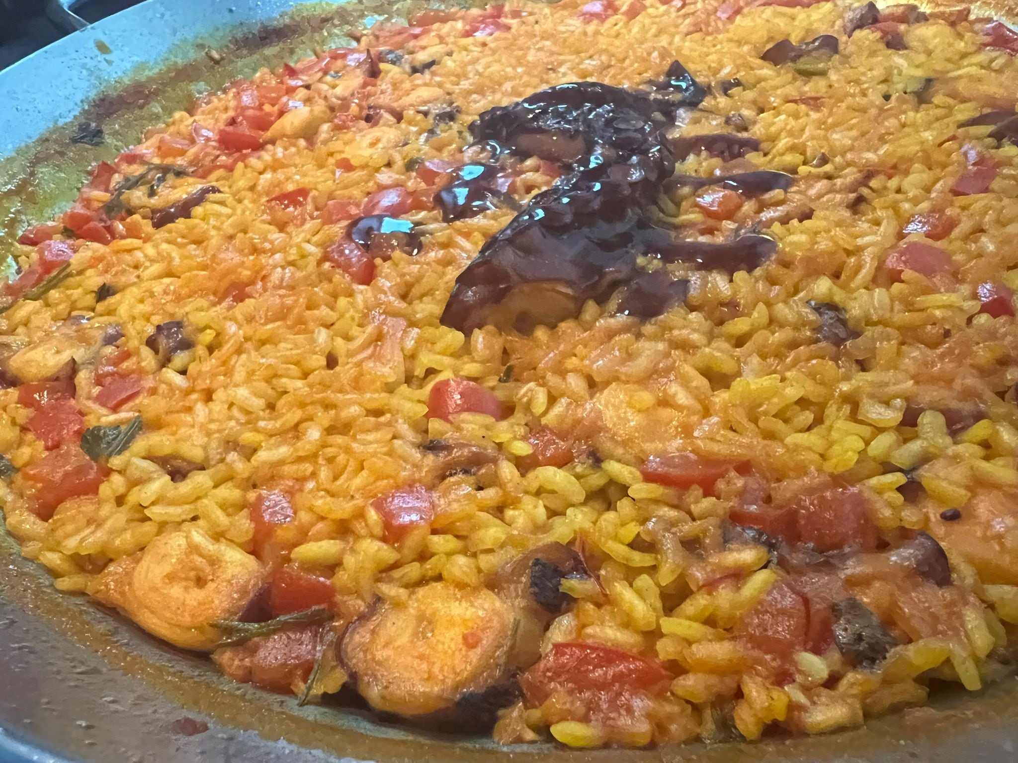Arroz con pulpo a la cartagenera